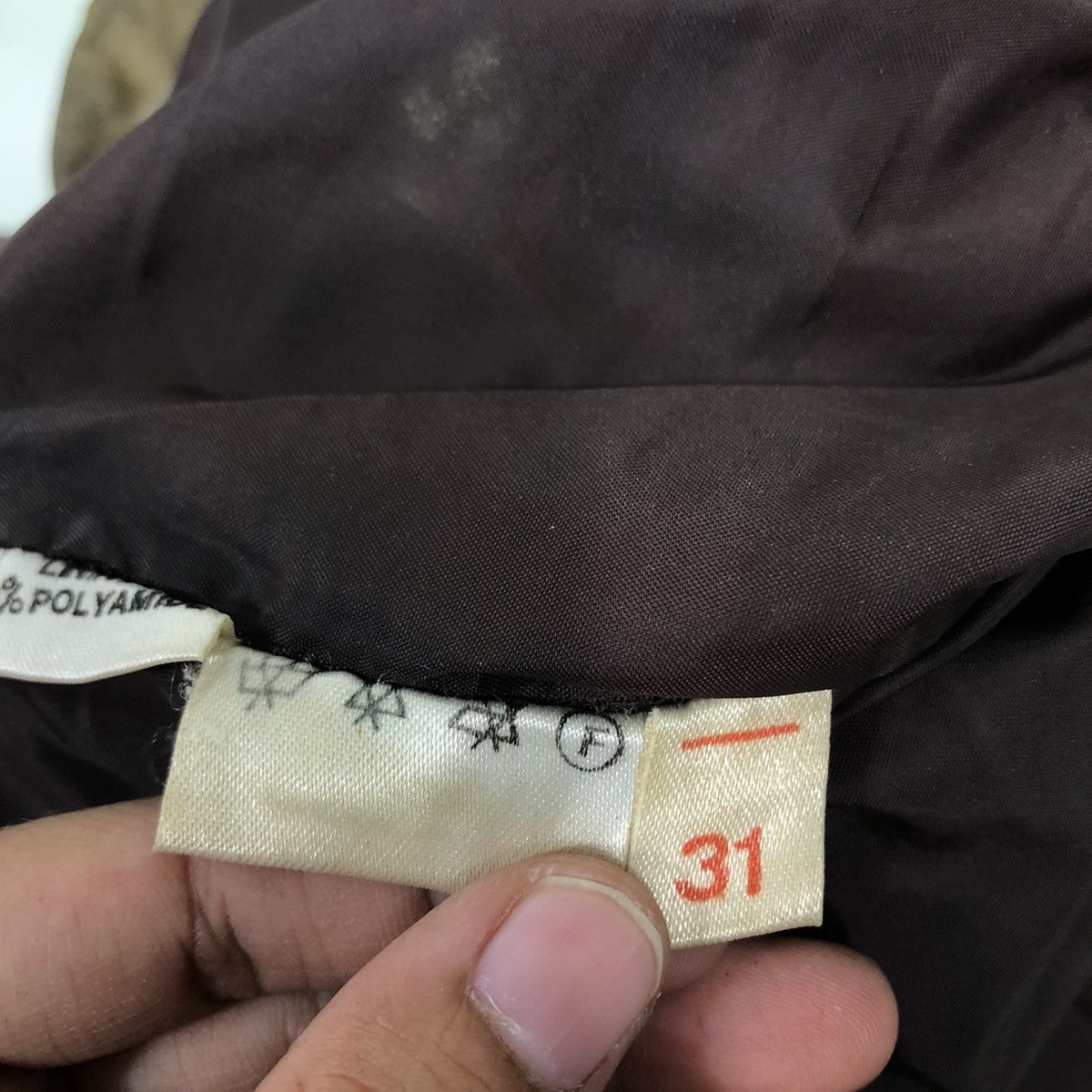 Genuine Leather 🔥Rare Distressed Design Genuine Leather Pants Japan Size US 28 / EU 44 - 11 Thumbnail