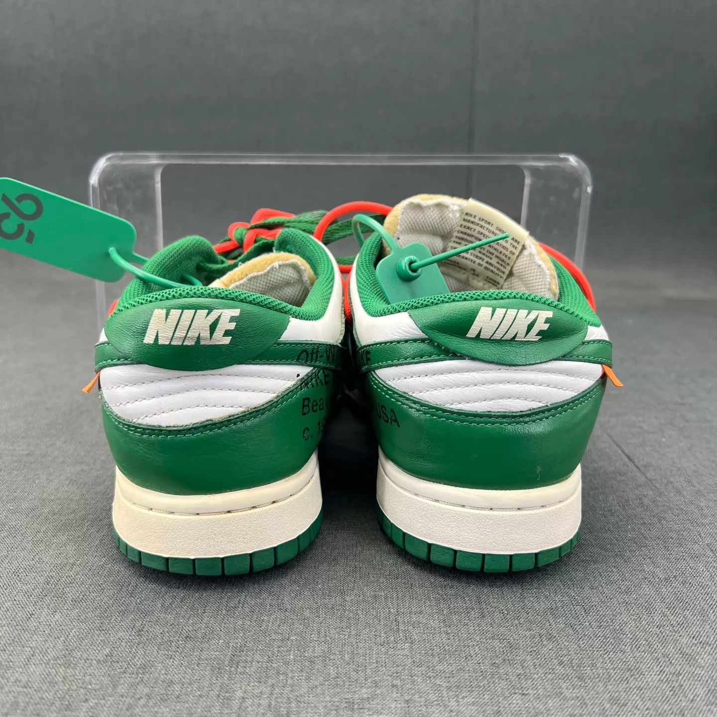 Off-White Off-White Dunk White Green 44 Min oxid Size US 11 / EU 44 - 7 Thumbnail