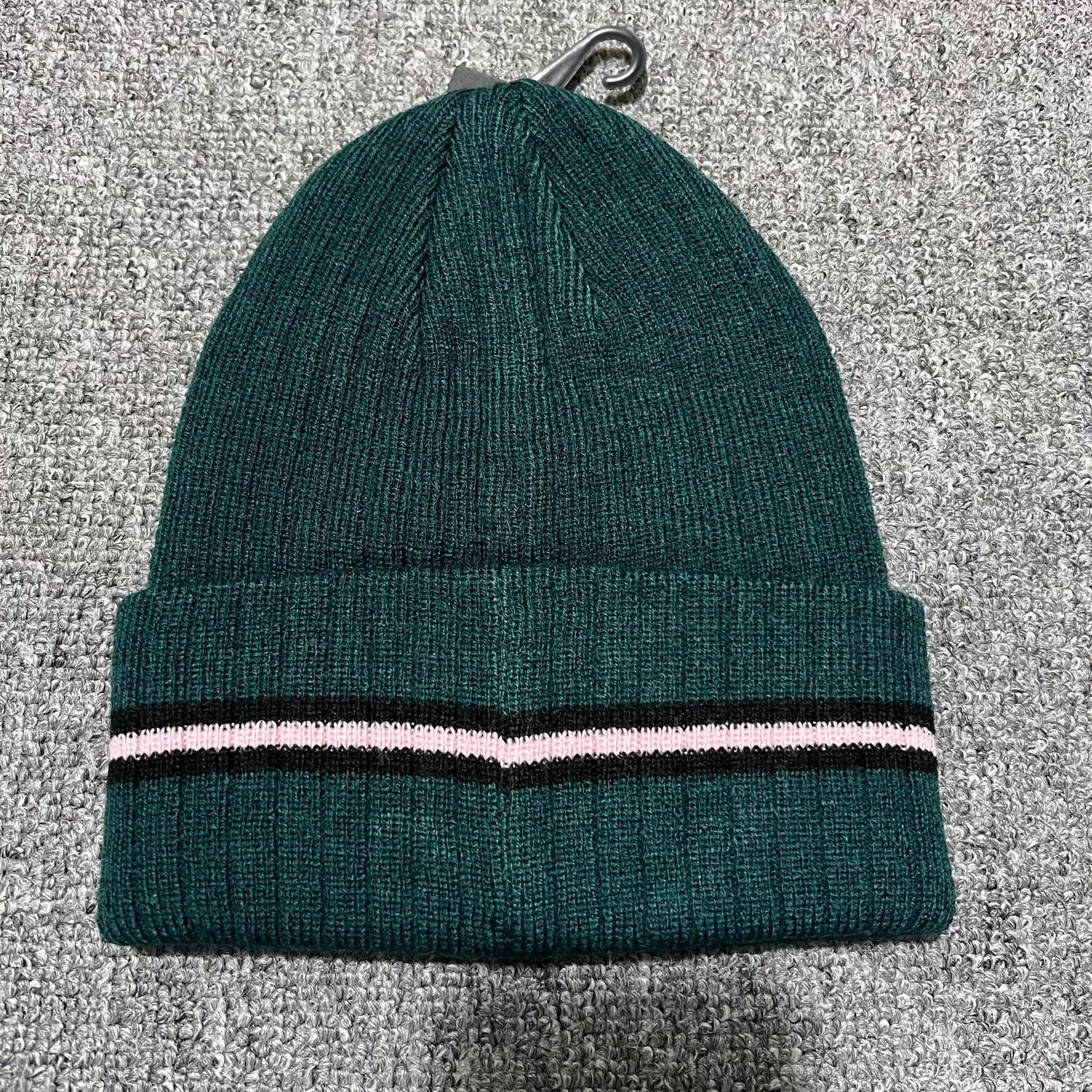 Stussy Stussy Striped Embroidered Logo Knit Beanie Q7 Size ONE SIZE - 8 Thumbnail
