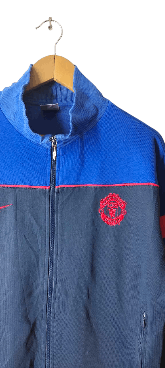 Nike NIKE X MANCHESTER UNITED DISSTRESSED TRACKTOP JACKET Size US L / EU 52-54 / 3 - 4 Thumbnail