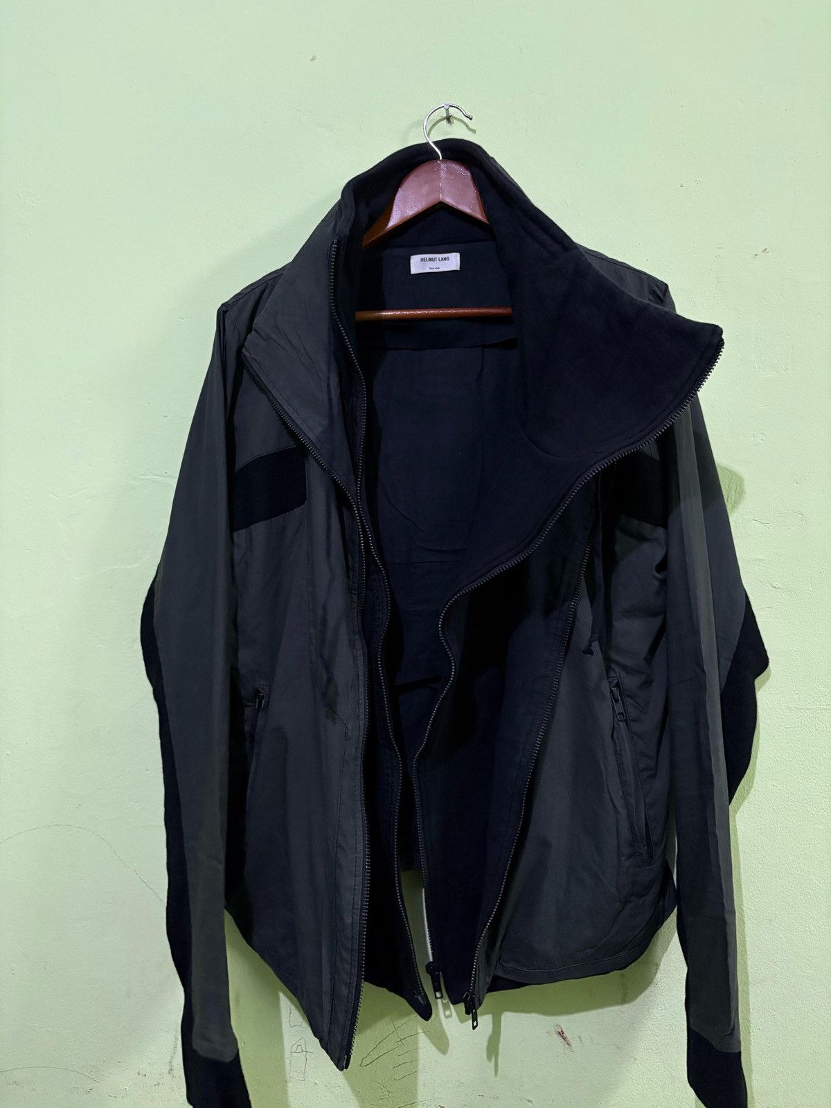 Helmut Lang Helmut Lang Asymmetric Hybrid Jacket Design Two Way Jacket Size US XS / EU 42 / 0 - 9 Thumbnail