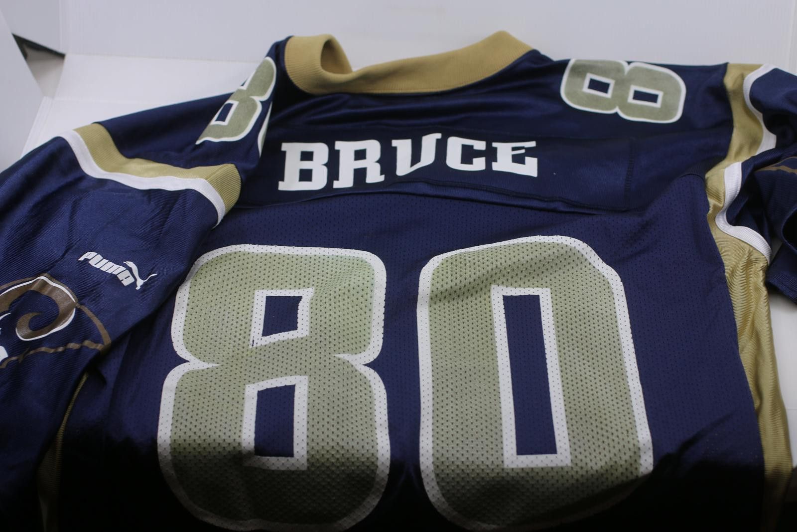 NFL 🏈 Isaac Bruce #80 St. Louis Rams Puma Jersey XL Vintage NFL Size US XL / EU 56 / 4 - 1 Thumbnail
