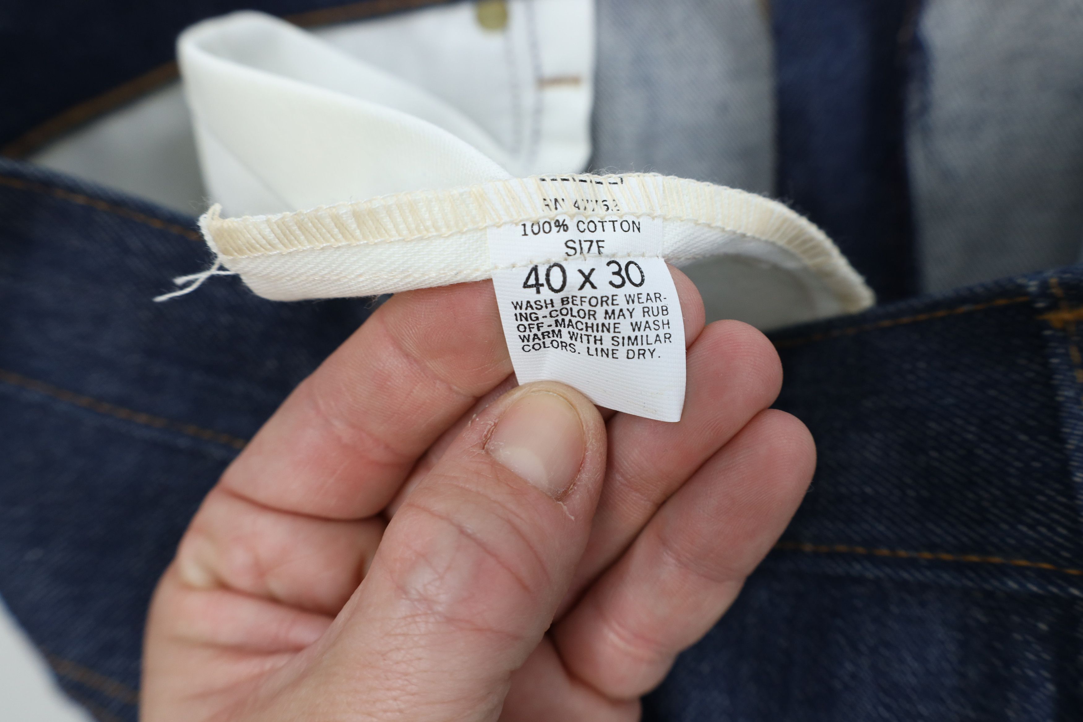 Carhartt Deadstock Vintage 80s Carhartt Wide Leg Denim Jeans USA Size US 40 / EU 56 - 7 Thumbnail
