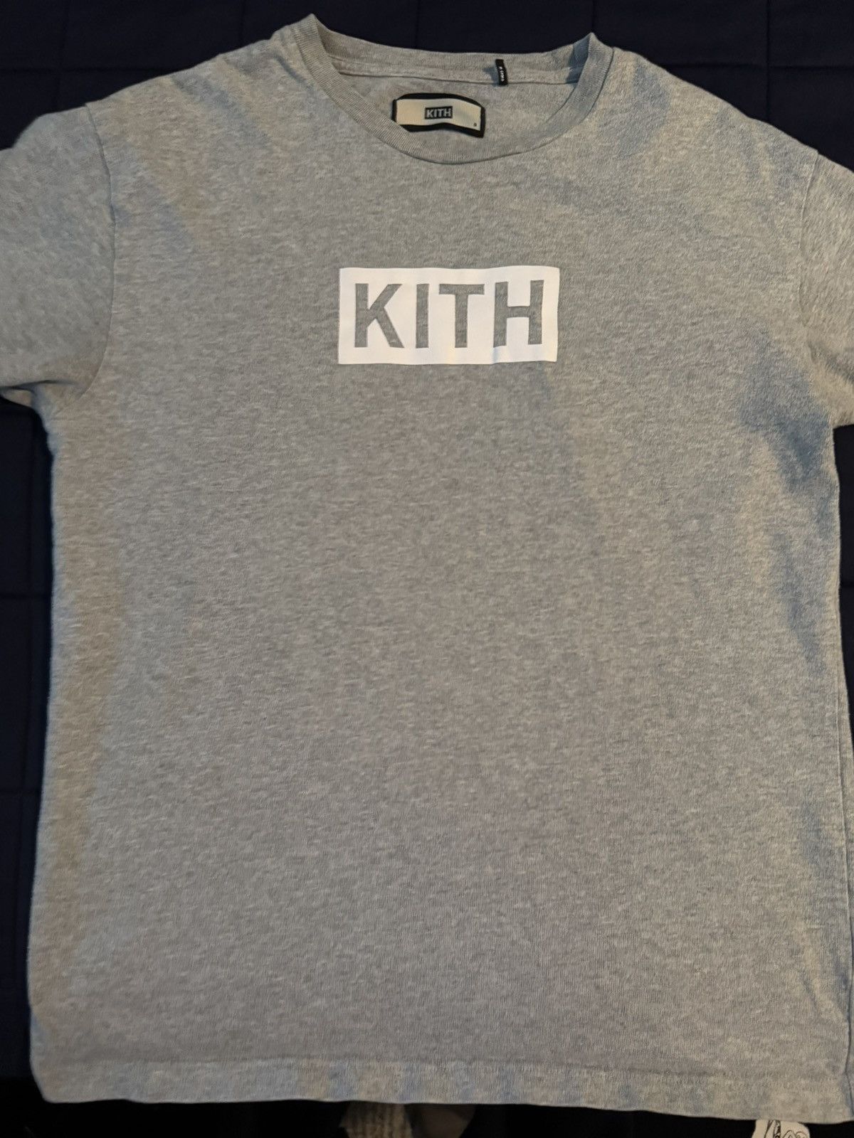 Kith Grey Kith Box-Logo T-shirt Size US S / EU 44-46 / 1 - 1 Thumbnail