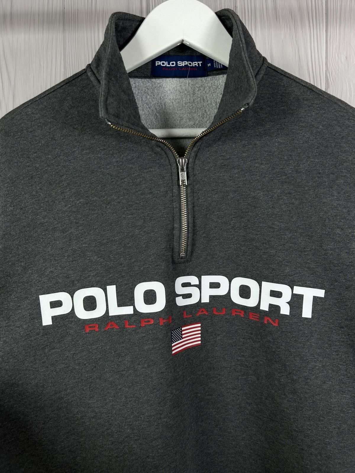 Polo Ralph Lauren Polo Sport Ralph Lauren USA Quarter Zip Sweatshirt Size M Size US M / EU 48-50 / 2 - 4 Thumbnail