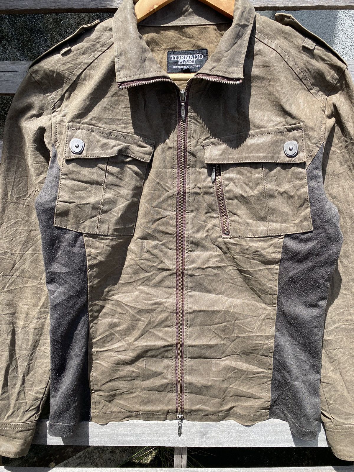 Tornado Mart Vintage Tornado Mart Wax Jacket Size L / US 10 / IT 46 - 3 Thumbnail
