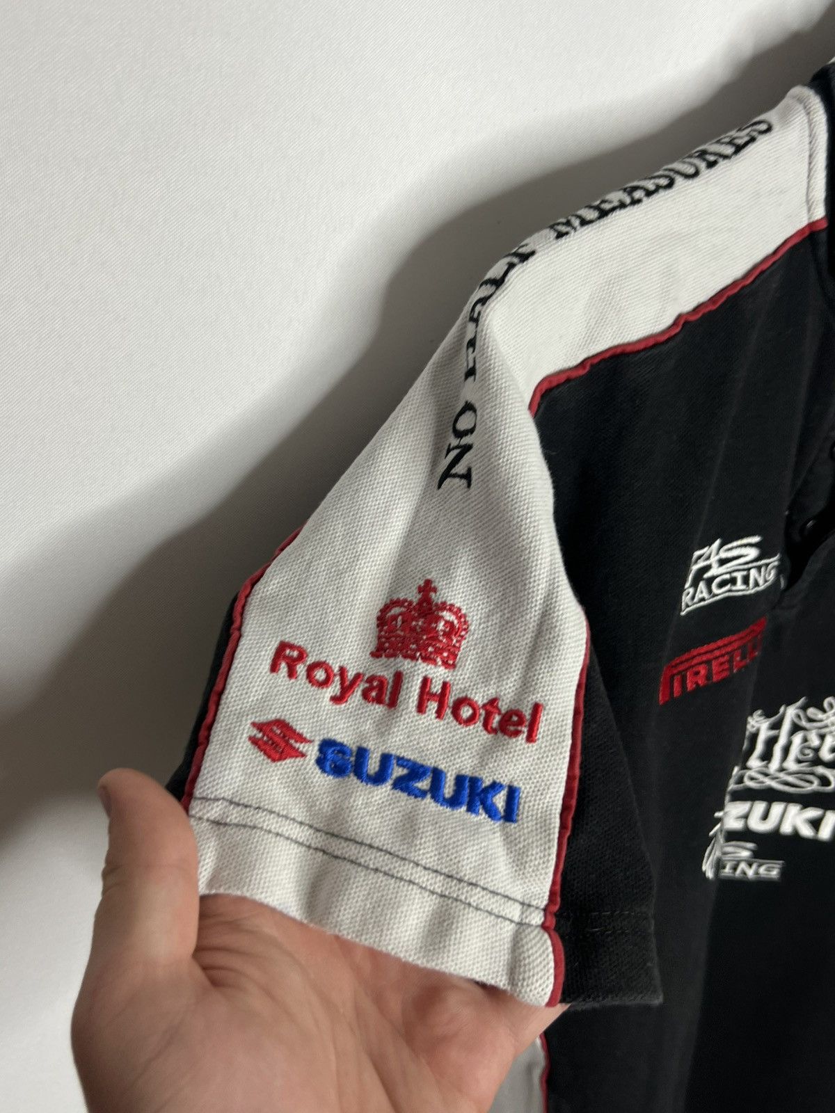 Formula 1 Vintage Suzuki Jas Racing No Half Measures Polo Shirt Size US M / EU 48-50 / 2 - 5 Thumbnail