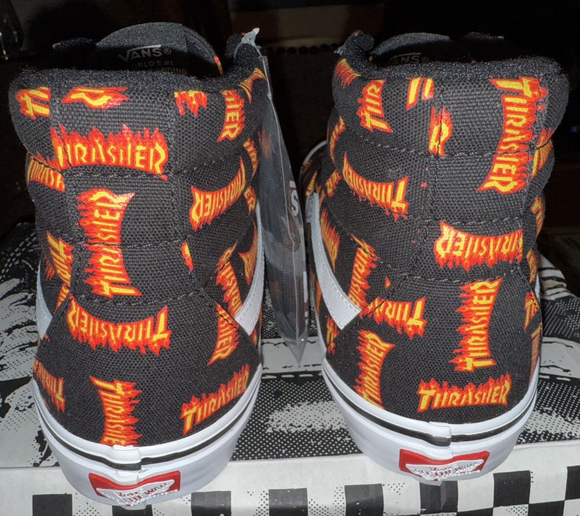 Vans Vans x Thrasher All-Over “Sk8-hi” skate/street shoes NEW! DS Size US 11 / EU 44 - 18 Thumbnail