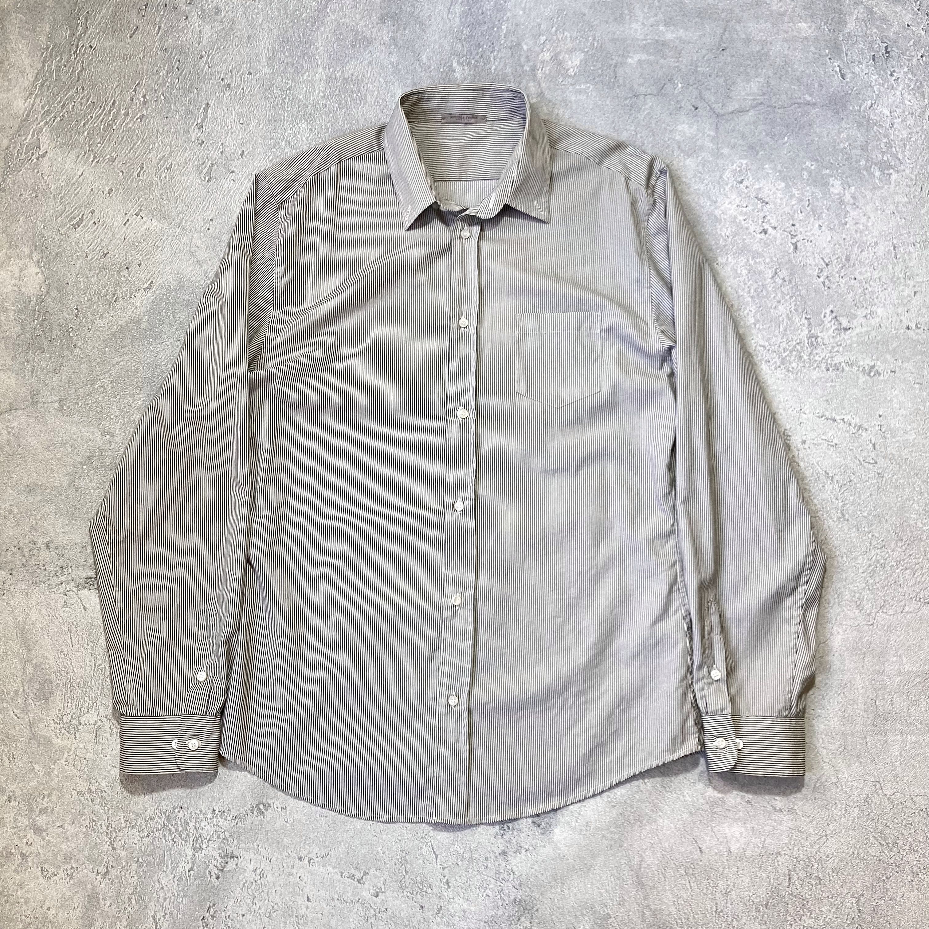 Bottega Veneta Bottega Veneta pinstriped button-down shirt Size US L / EU 52-54 / 3 - 1 Thumbnail