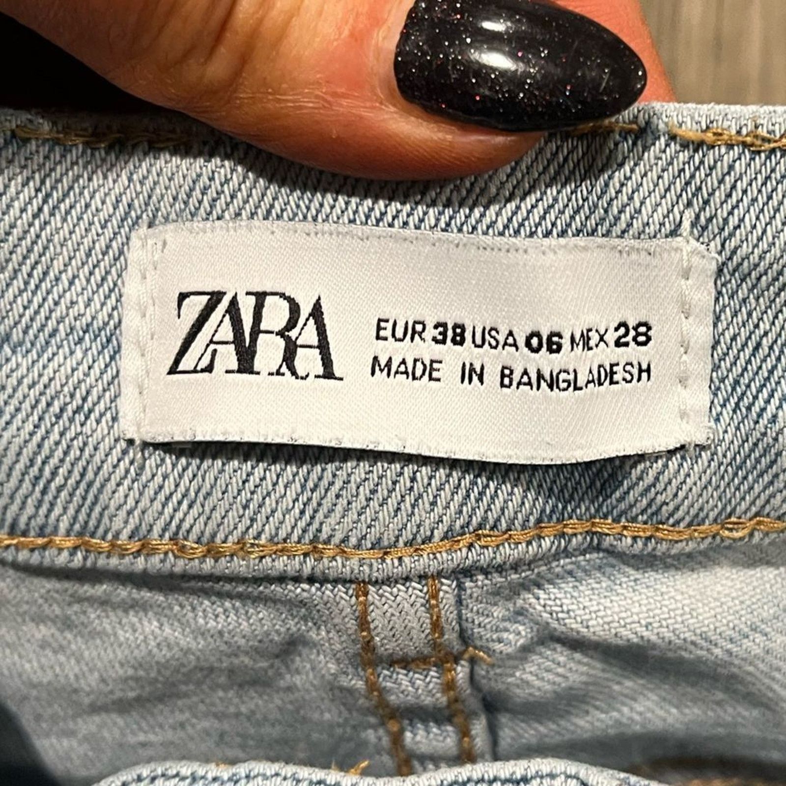 Zara Zara Womens 6 High Rise Skinny Jeans Ankle Length Size 28" / US 6 / IT 42 - 5 Thumbnail