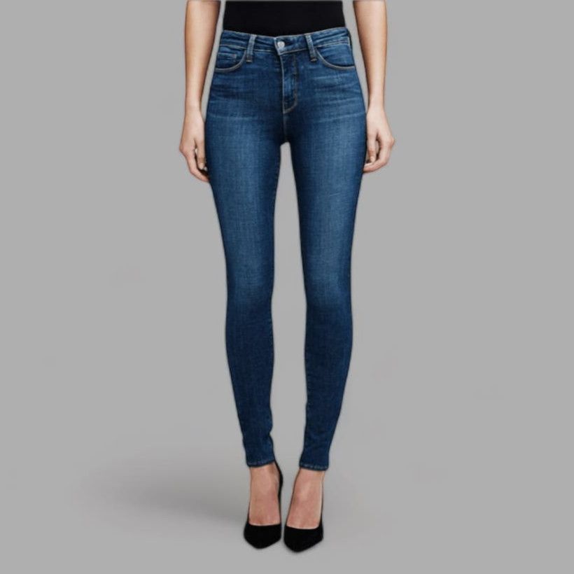 image of Lagence L'agence Marguerite High Rise Skinny Blue Jeans | Size 26, Women's