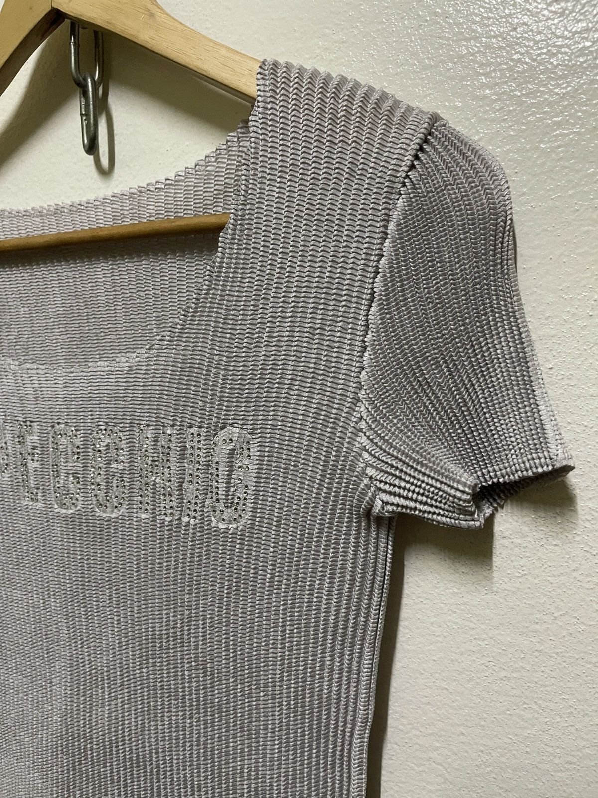 Japanese Brand Specchio Pleats T Shirt Size S / US 4 / IT 40 - 4 Thumbnail