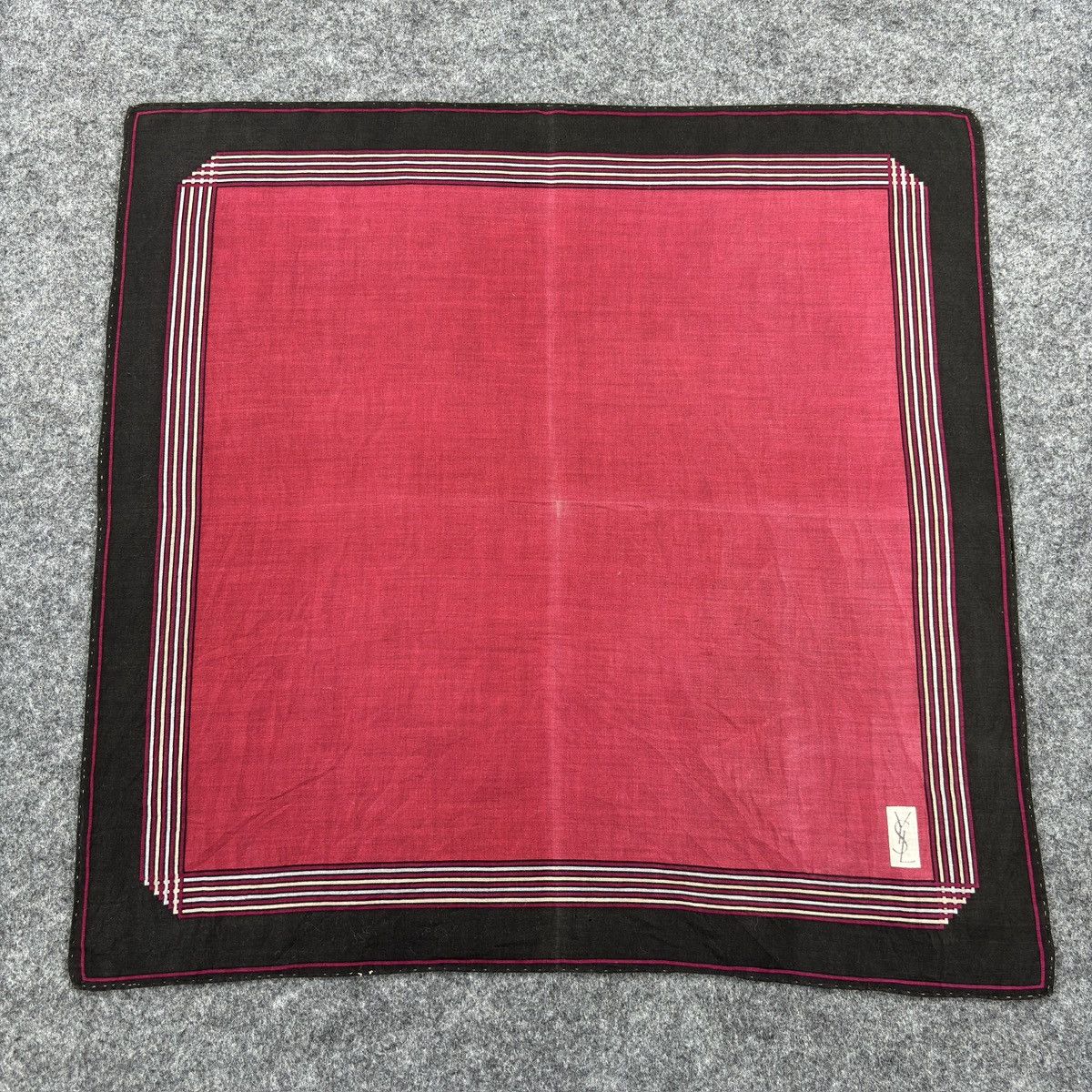 Vintage × Yves Saint Laurent Handkerchief # E040 # Bandana # Neckerchief Size ONE SIZE - 2 Thumbnail