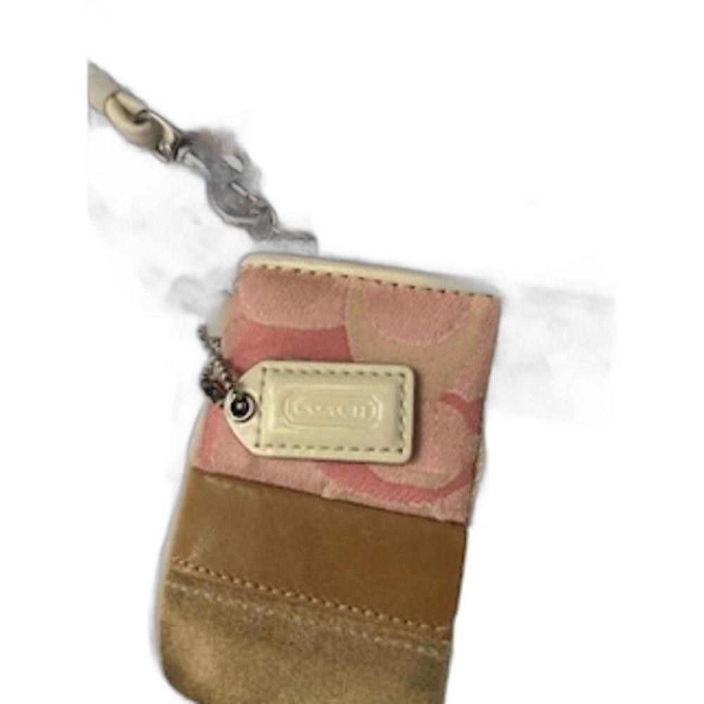 Coach Rare Coach Spring Patchwork Suede & Leather Wristlet Size ONE SIZE - 3 Thumbnail