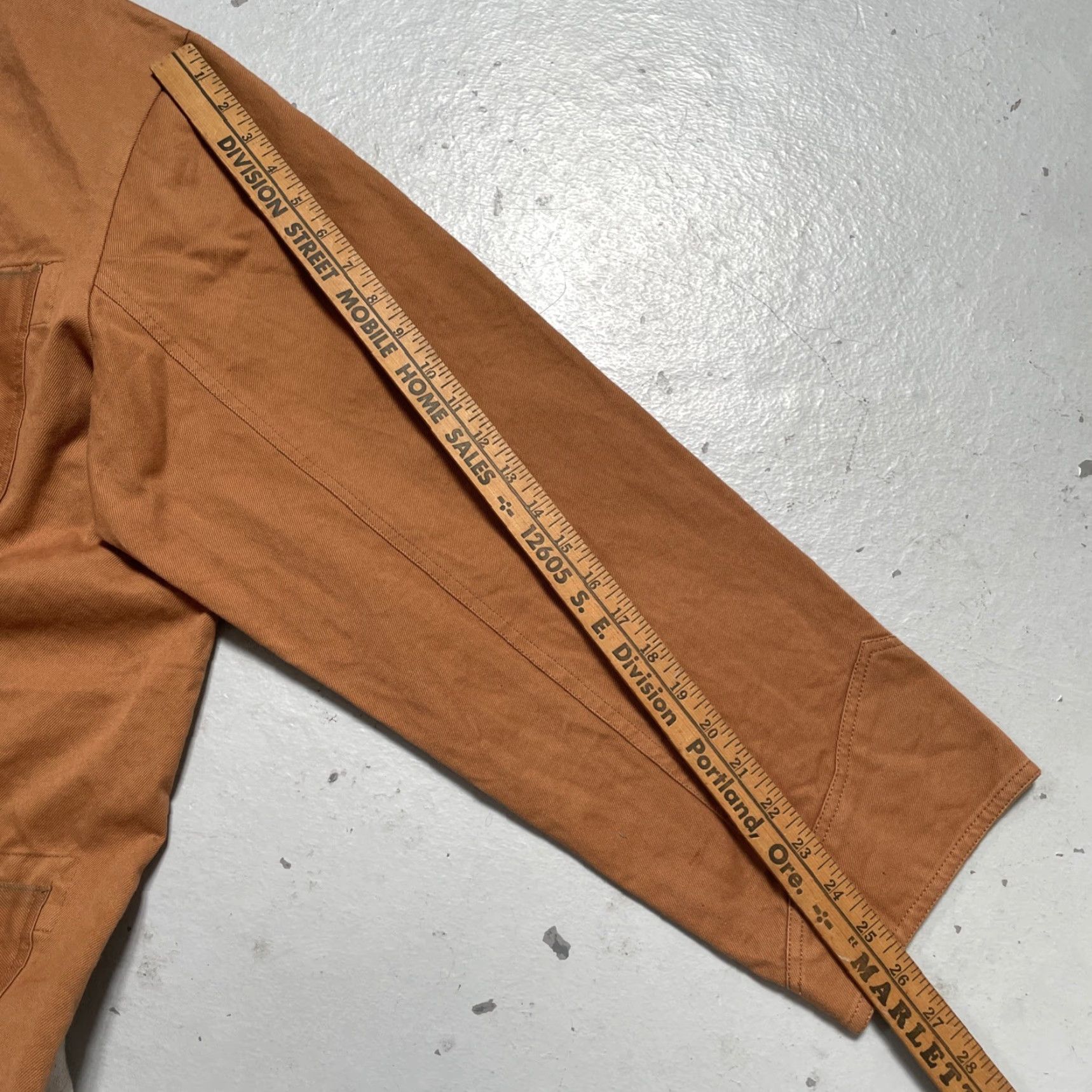 18 East VINTAGE 18 East Chore Coat Jacket Western Canvas 2XL Ochre Unisex Adults NWT Size US XXL / EU 58 / 5 - 6 Thumbnail