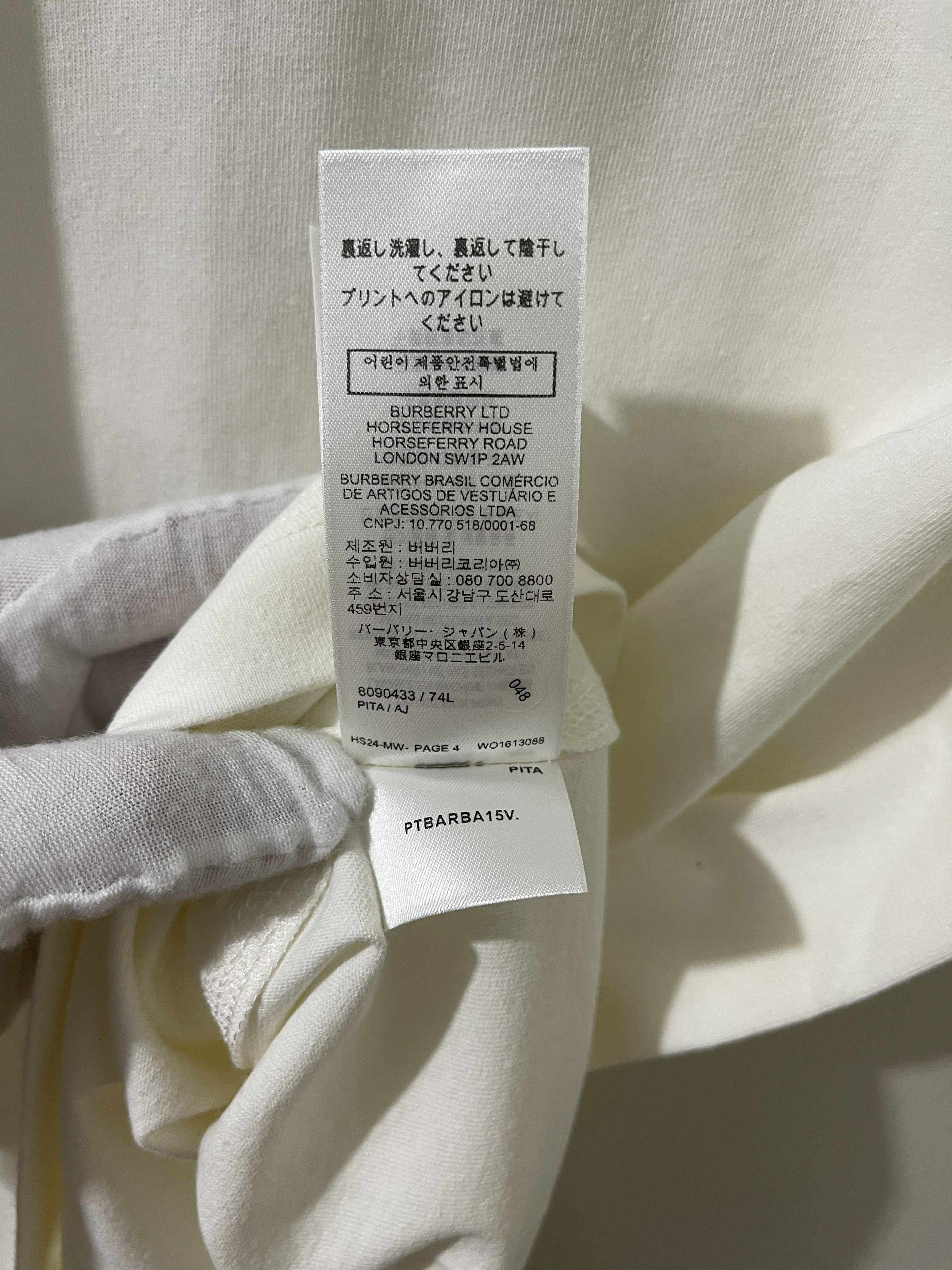 Burberry Burberry Equestrian Knight cotton T-shirt Size US L / EU 52-54 / 3 - 5 Thumbnail