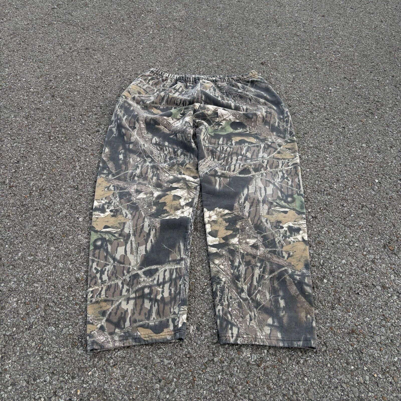 Jerzees Vintage 90s baggy Realtree Camo sweatpants Size US 34 / EU 50 - 5 Thumbnail