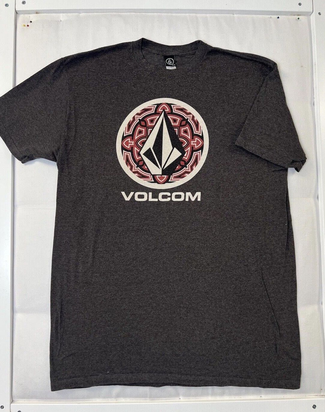 Volcom VTG Volcom Mens Shirt XL Gray T-Shirt Circle Corp Size US XL / EU 56 / 4 - 1 Thumbnail