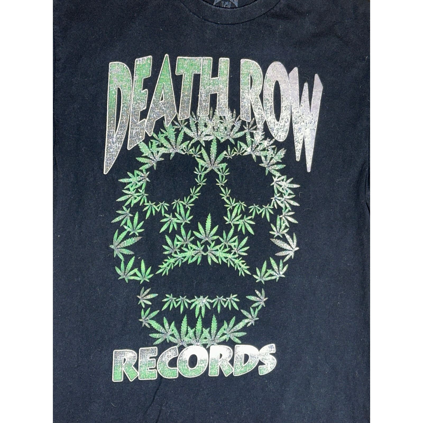 Death Row Records Black Death Row Records Marihuana Print Tshirt Size medium Size US M / EU 48-50 / 2 - 4 Thumbnail