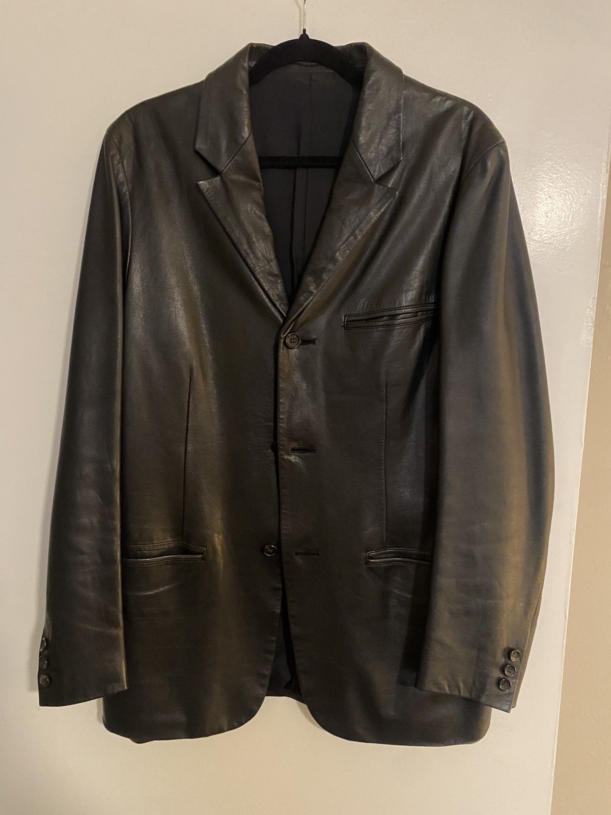 Yohji Yamamoto Yohji Yamamoto Pour Homme 97AW Leather Jacket | Grailed