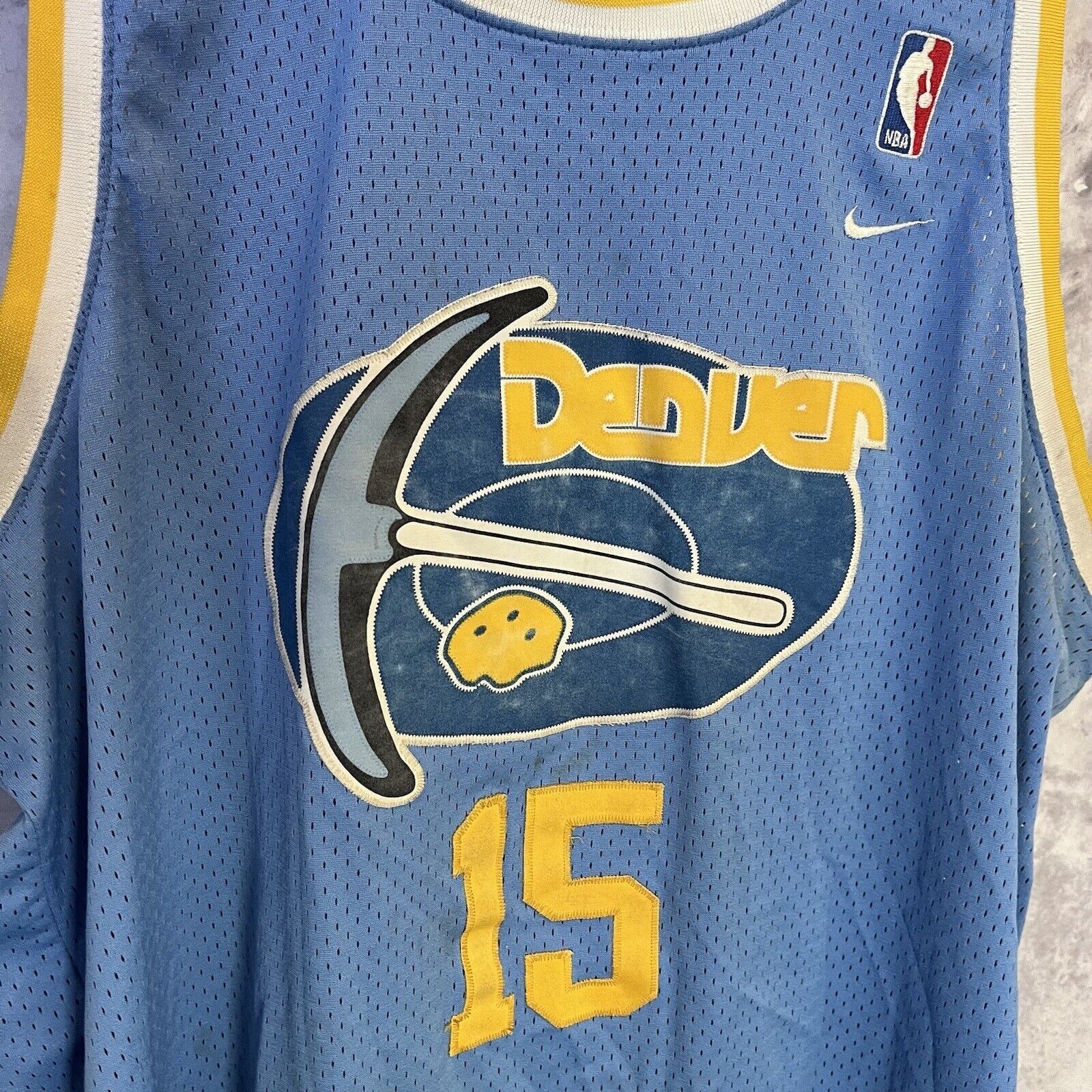 NBA Vintage Denver Nuggets Jersey Carmelo Anthony Mens 2XL+2 Size US XXL / EU 58 / 5 - 6 Thumbnail