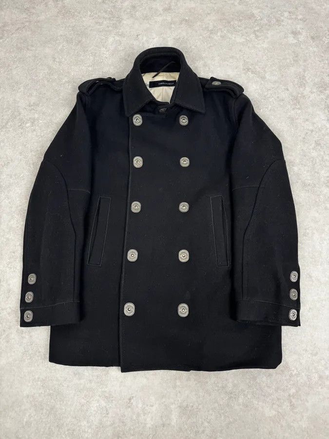 Dsquared2 AW2007 Dsquared2 Black Wool Buttoned Caban Jacket Size US M / EU 48-50 / 2 - 1 Thumbnail