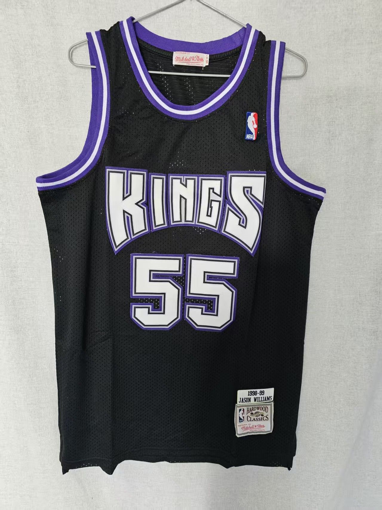 NBA Sacramento Kings 55 Jason Williams Jersey Stitched Black Size US M / EU 48-50 / 2 - 1 Thumbnail