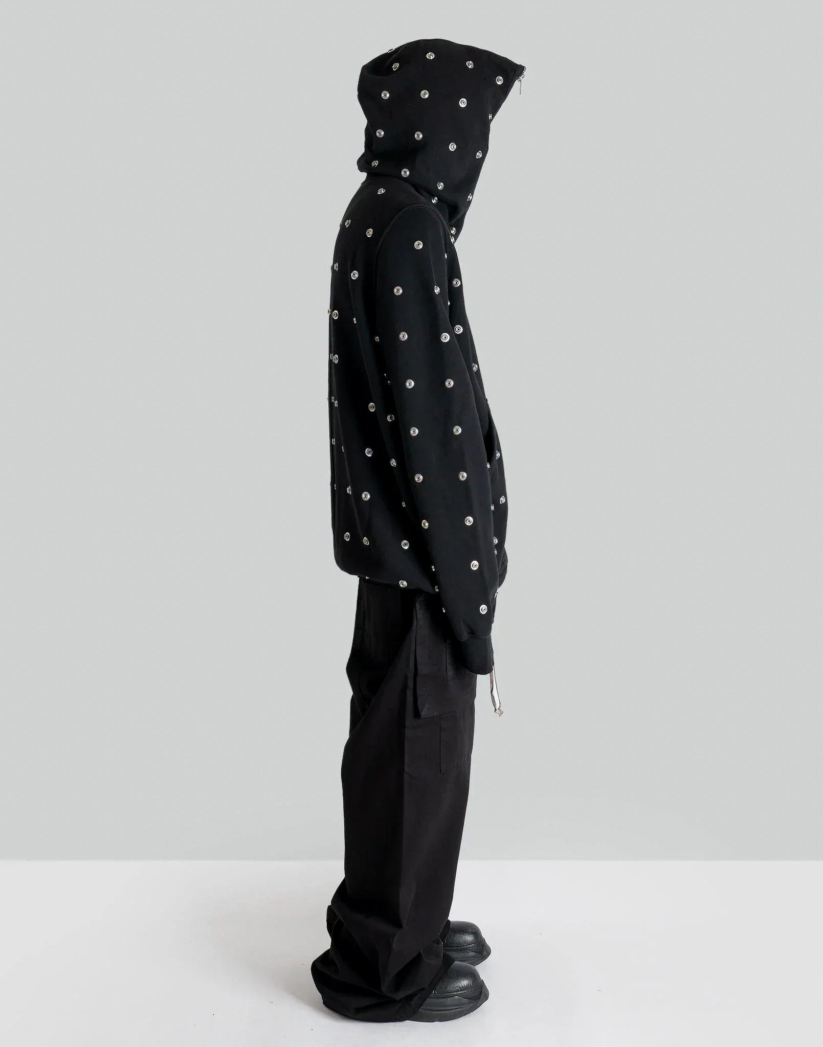 Rick Owens Drkshdw Jumbo Gimp Hoodie Press Stud Button Sealed Zip SS24 Lido Size US S / EU 44-46 / 1 - 17 Thumbnail