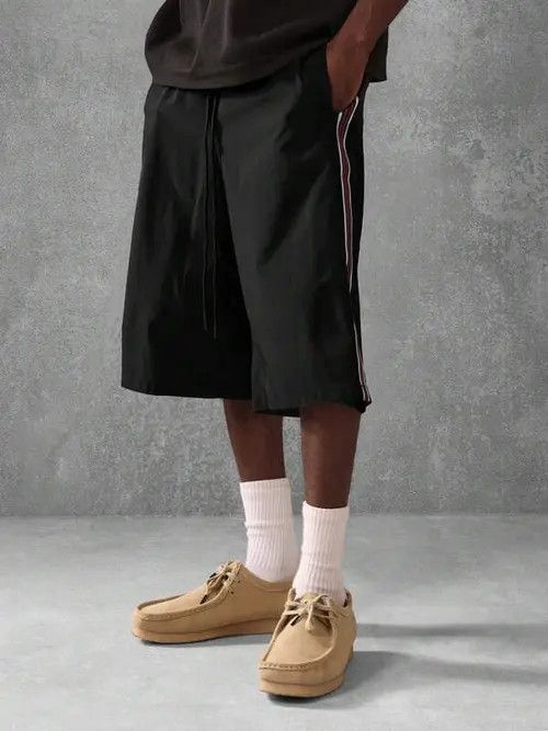 Jean × Vintage Unique designer Y2K Drip shorts Size US 36 / EU 52 - 3 Thumbnail