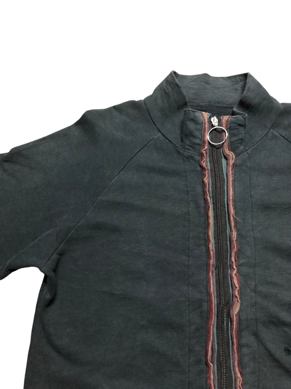 PPFM Vintage PPFM Distressed Sunfaded Sweater Zipper Size US M / EU 48-50 / 2 - 4 Thumbnail
