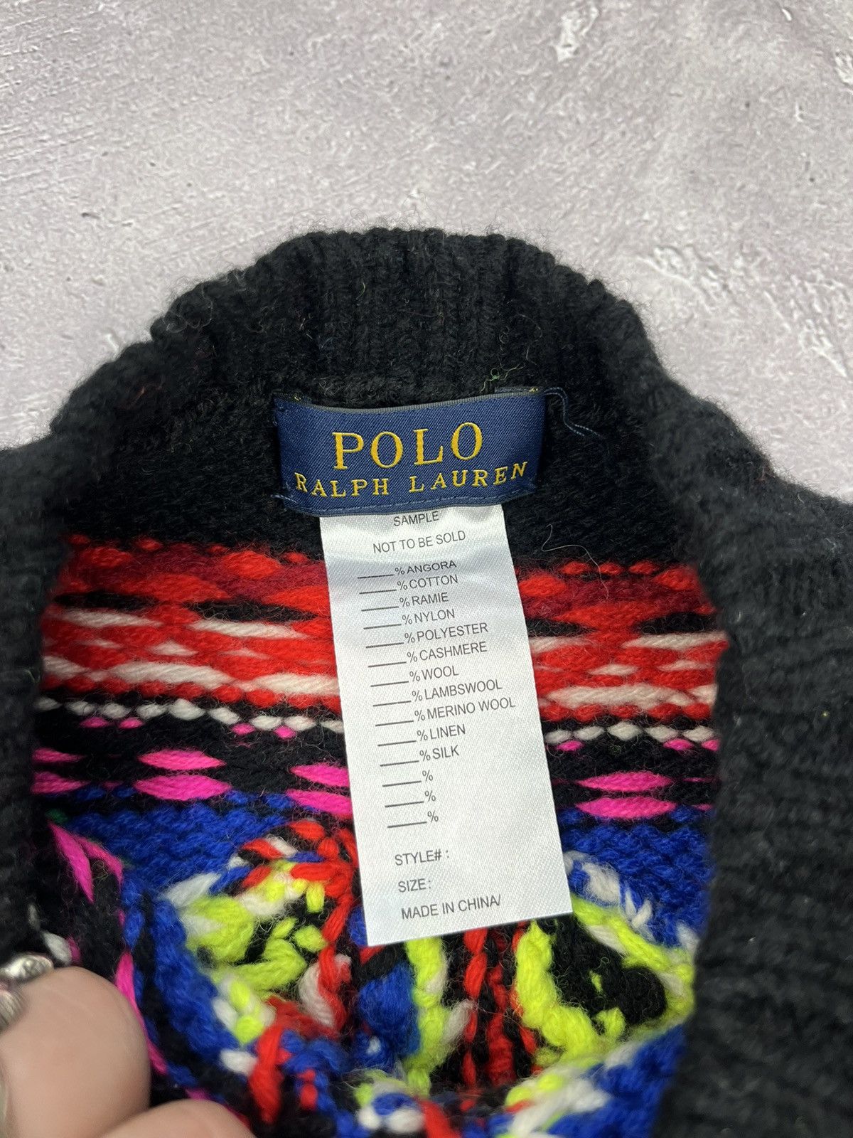 Polo Ralph Lauren Polo Ralph Lauren Abstract sweater Size XS / US 0-2 / IT 36-38 - 2 Thumbnail