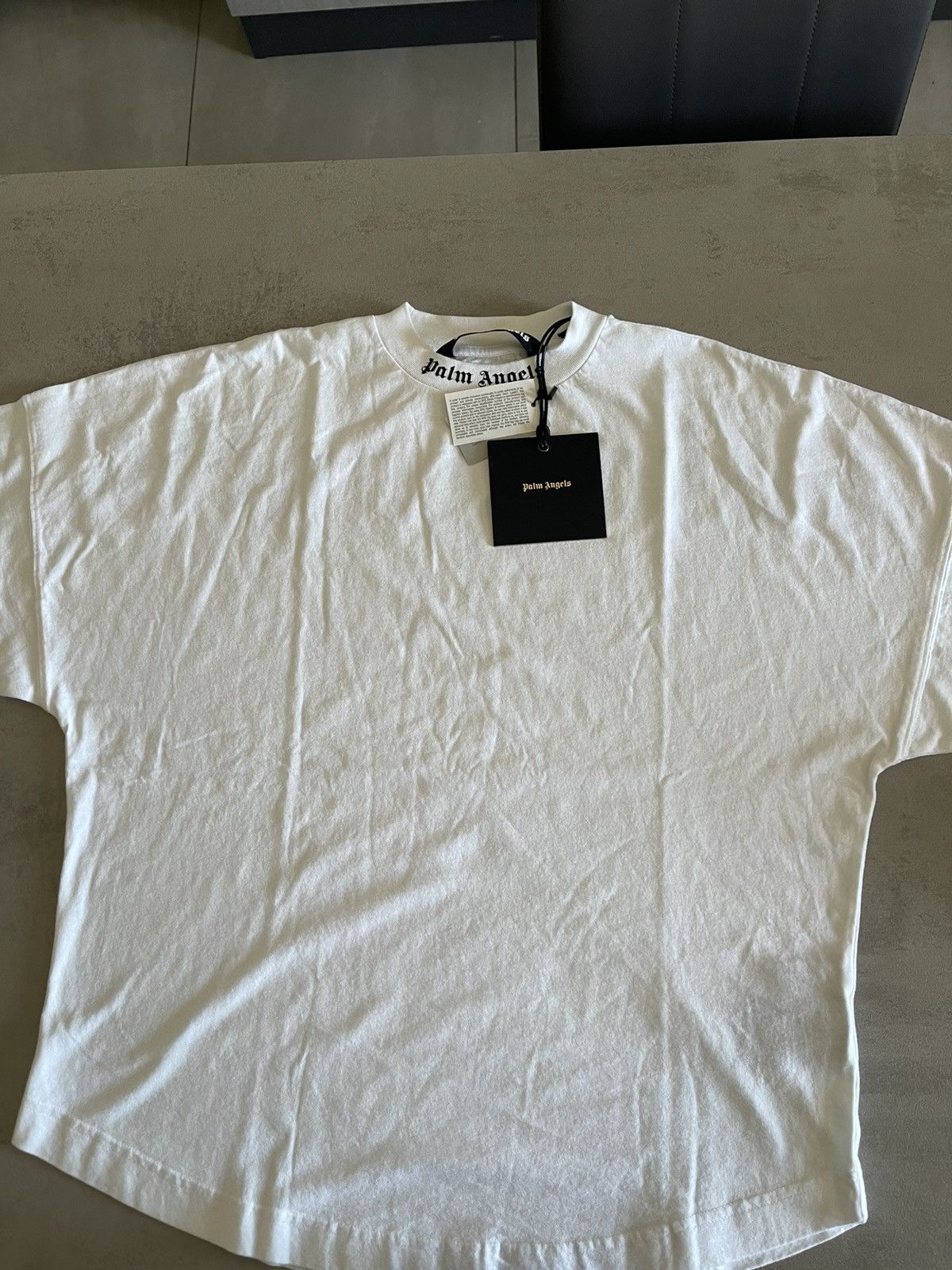 Palm Angels palm angels classic logo over tee White black S Size US S / EU 44-46 / 1 - 7 Thumbnail