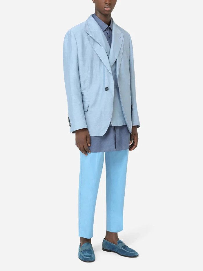 Dolce & Gabbana o1y0125 Casual Pant in Light Blue Size US 28 / EU 44 - 6 Thumbnail