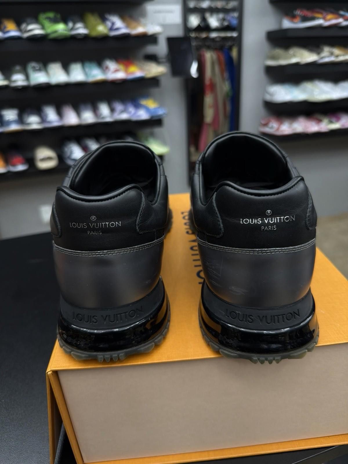 Louis Vuitton Size 10.5LV/11.5US - Louis Vuitton Run Away Triple Black Size US 11.5 / EU 44-45 - 11 Thumbnail