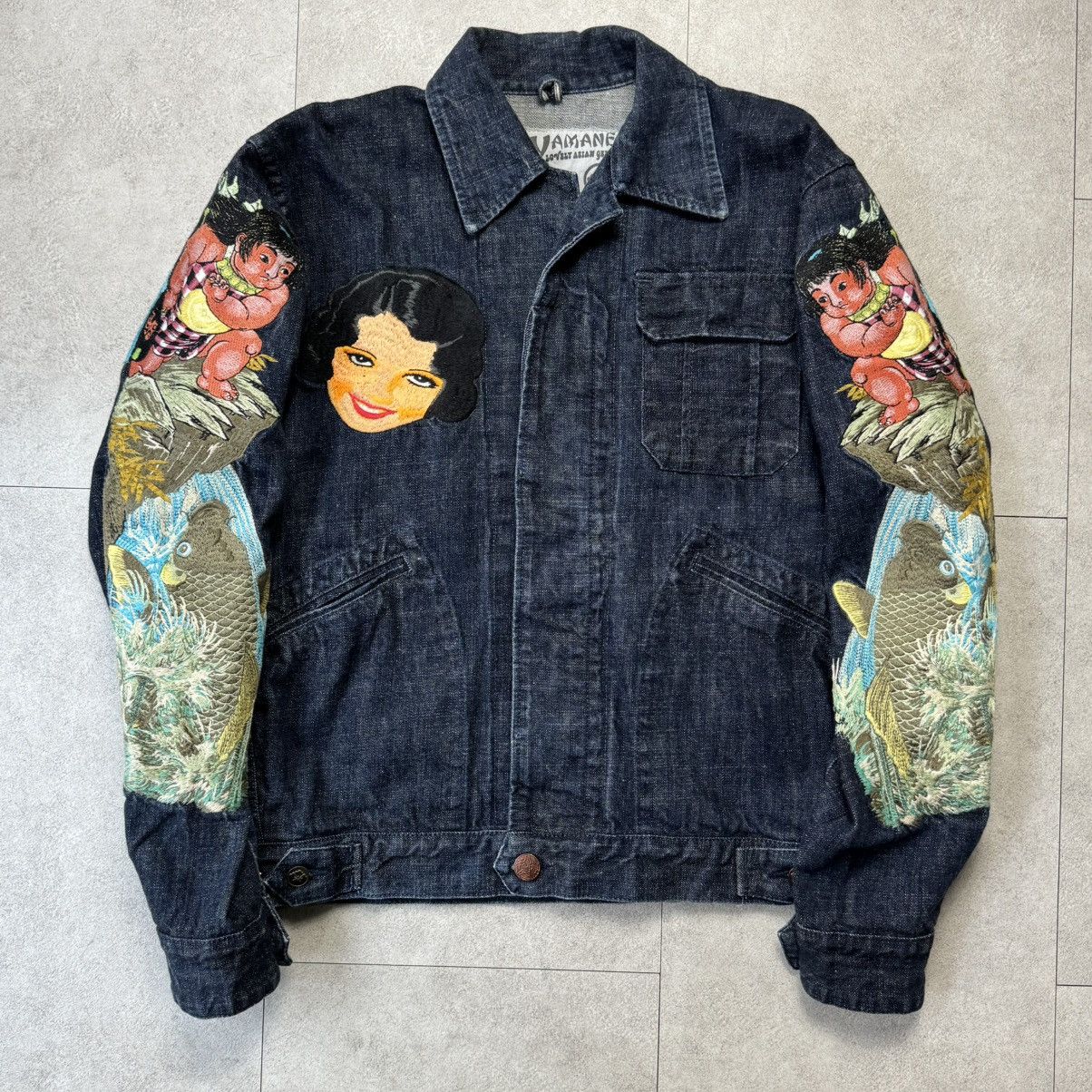 Evisu Evisu Embroidery HAGE KUMIAI Denim Jacket Size US M / EU 48-50 / 2 - 1 Thumbnail