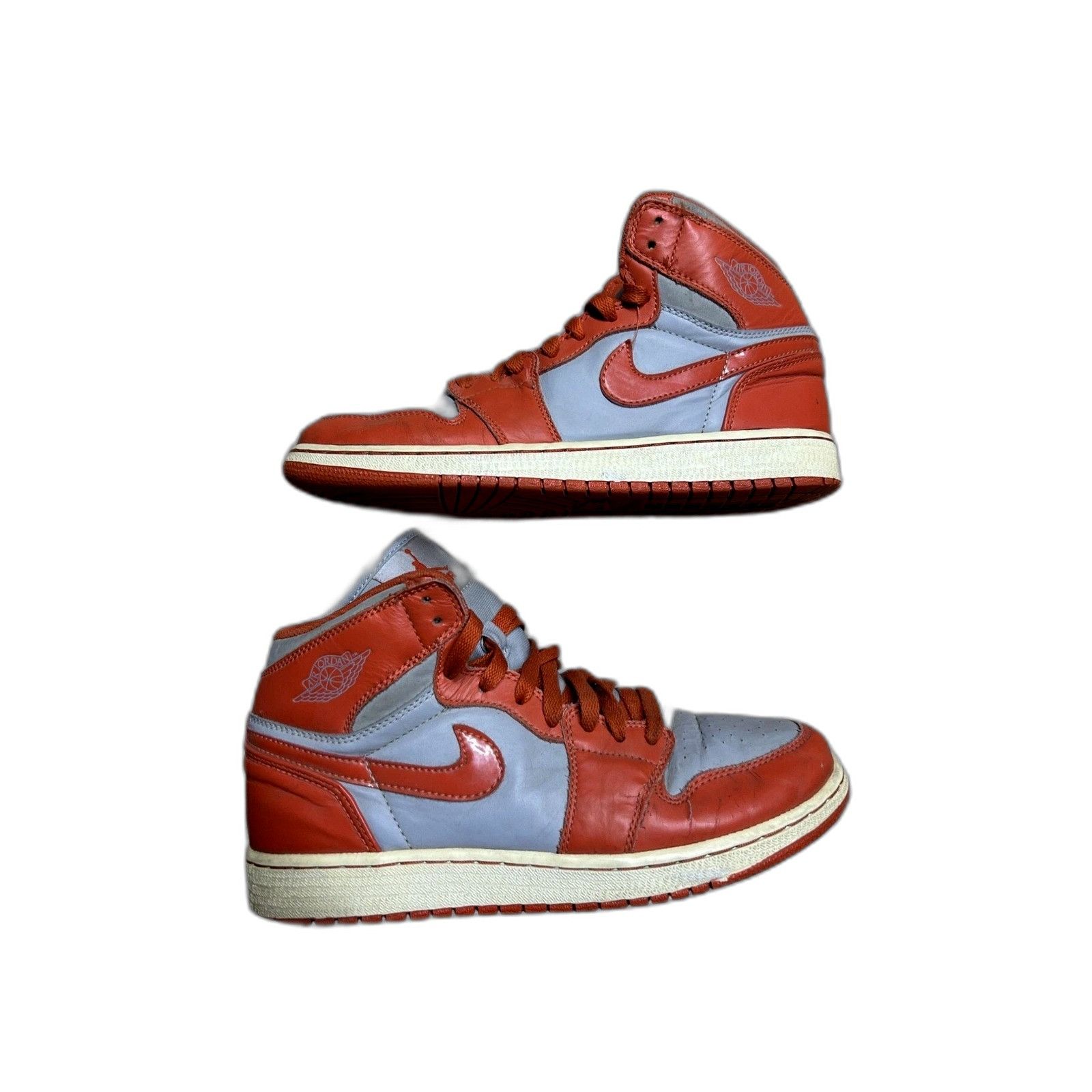 Jordan Brand Nike Air Jordan 1 Retro High Orange Spice Wolf Grey 332550-0 Size US 7 / EU 40 - 6 Thumbnail