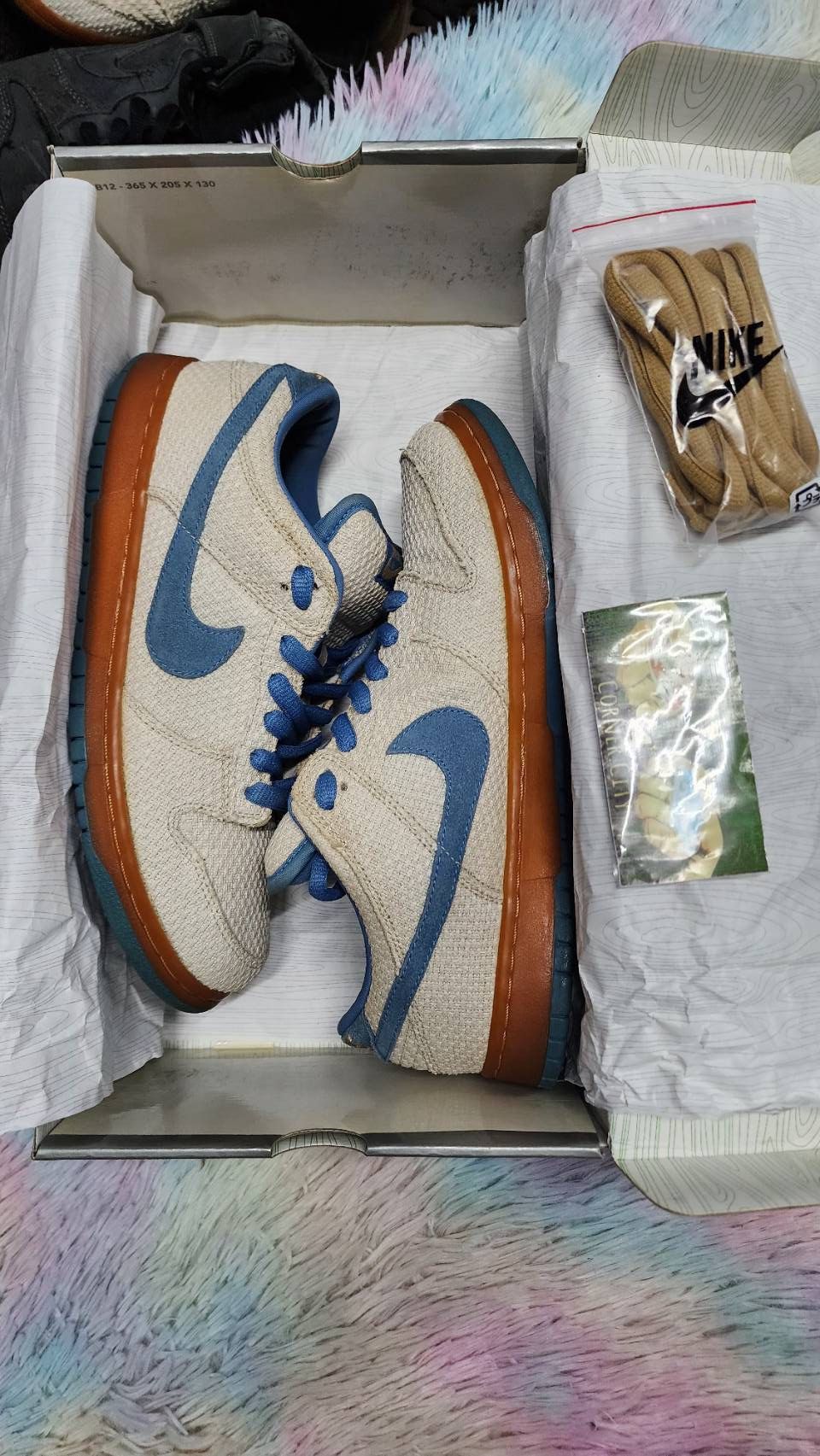 Nike Nike Sb Dunk Low Blue Hemp Size US 10.5 / EU 43-44 - 9 Thumbnail
