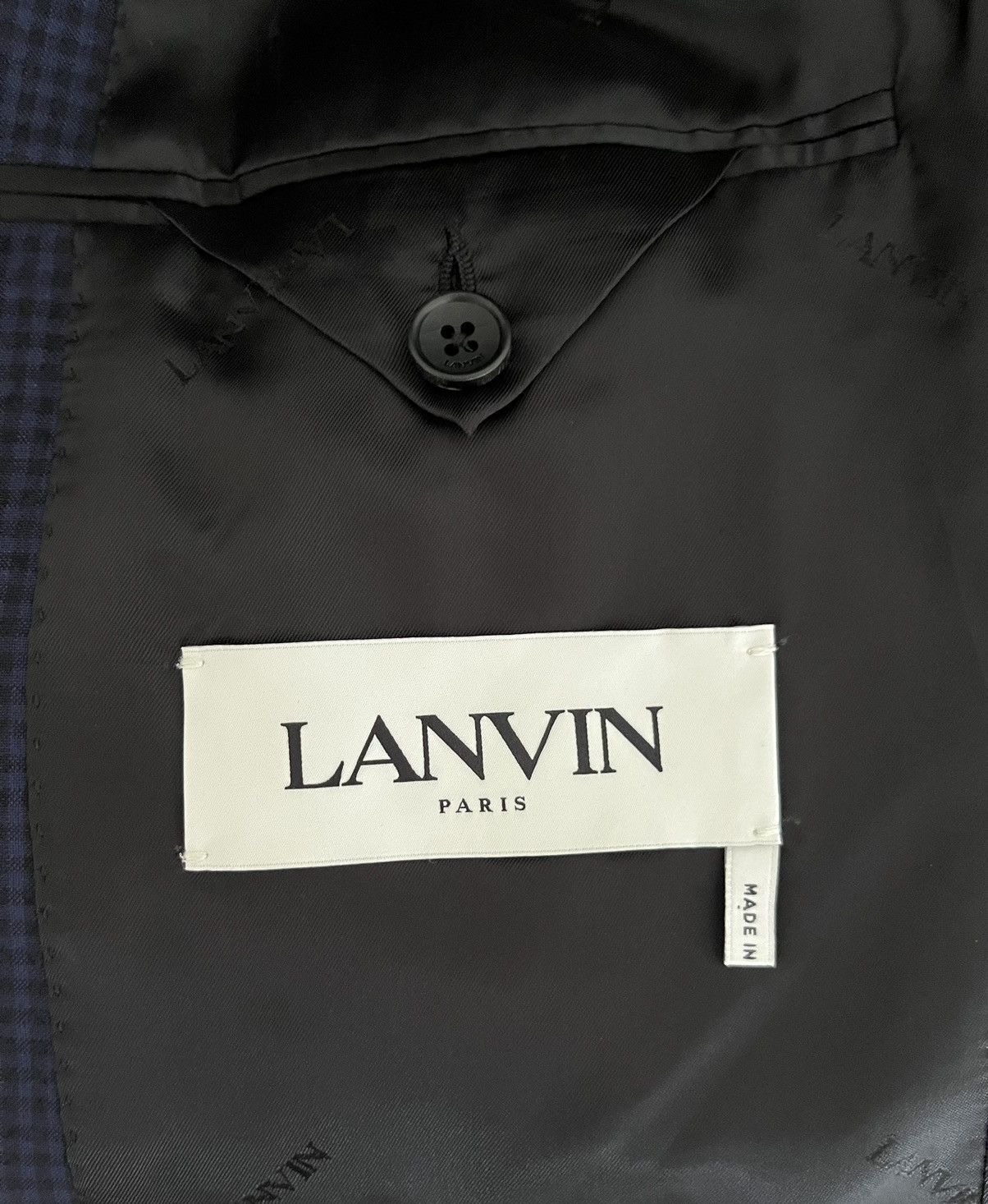 Lanvin Lanvin seersucker gingham jacket Size 42R - 13 Thumbnail