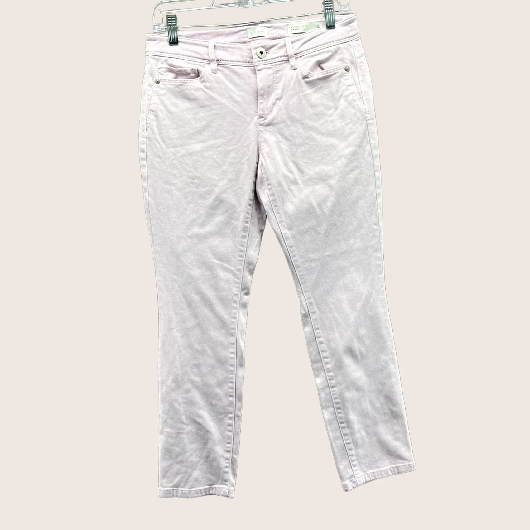 J. Jill J.Jill Jeans Women 4P Pink Slim Ankle Stretch Cotton Denim Pants Shirt? Size 27" / US 4 / IT 40 - 1 Thumbnail