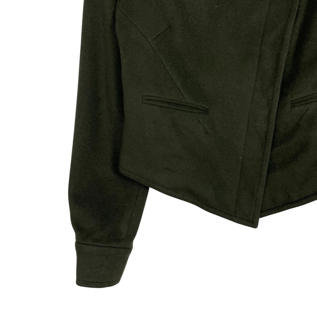 ANTEPRIMA Anteprima Asymmetrical Design Casual Wool Jacket Size XS / US 0-2 / IT 36-38 - 3 Thumbnail
