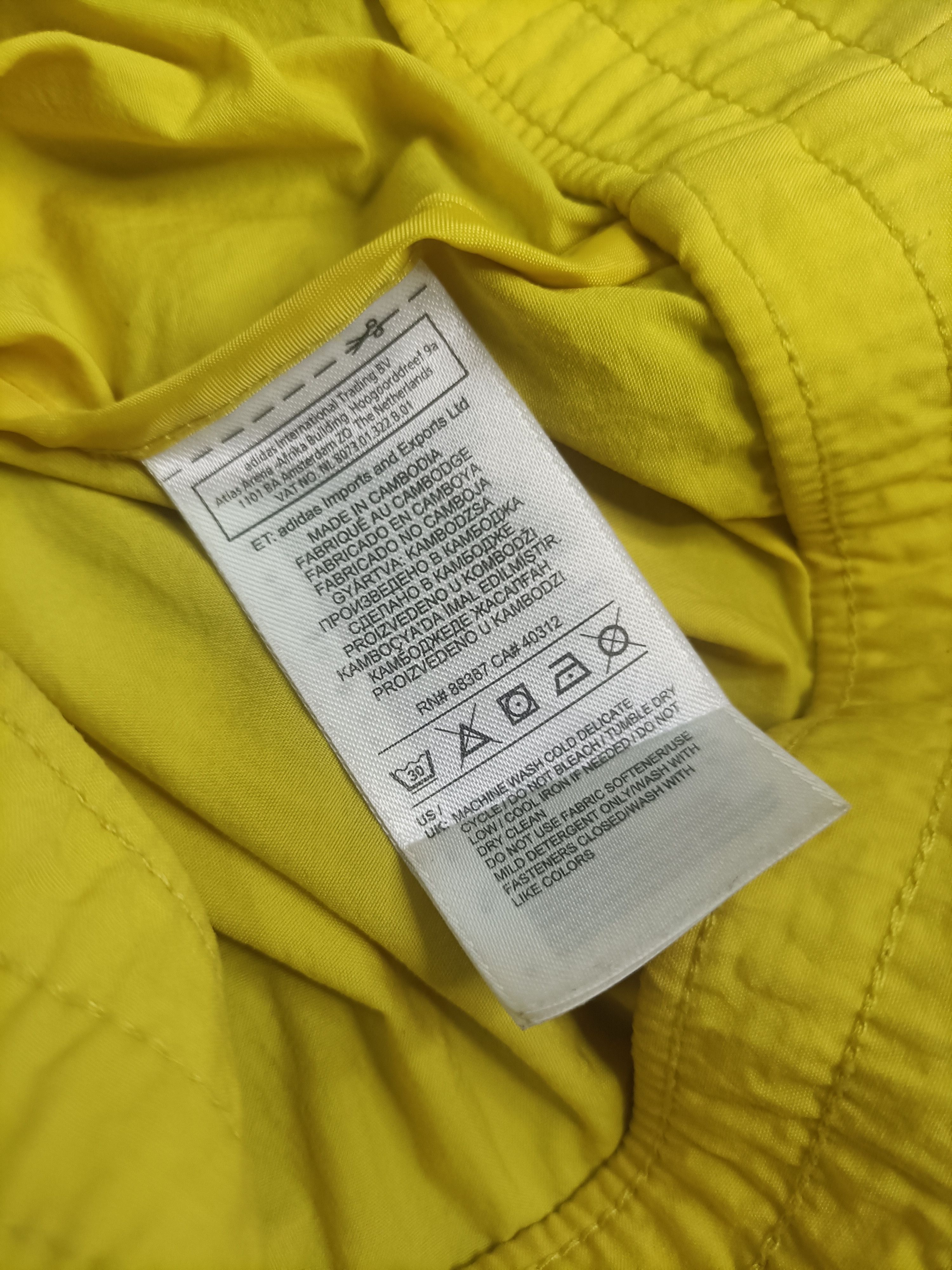 Adidas ADIDAS YELLOW STRIPE JACKET/HOODIES Size US L / EU 52-54 / 3 - 4 Thumbnail