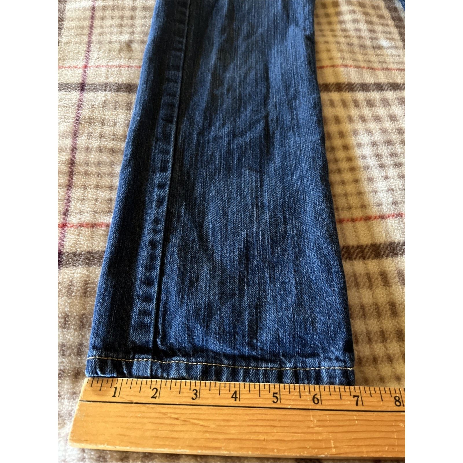 Levi's Levi's 505 Regular Straight Leg 14 Slim 26x26 Med Wash Blue Size US 26 / EU 42 - 5 Thumbnail