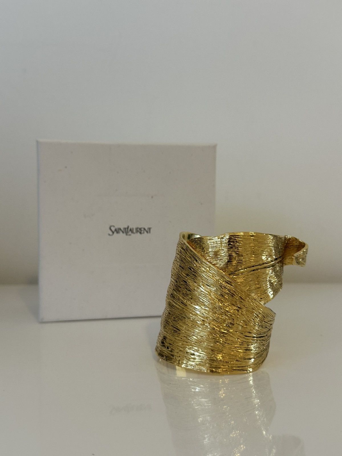 Saint Laurent Paris SAINT LAURENT Leaf polished-finish bracelet Size ONE SIZE - 6 Thumbnail