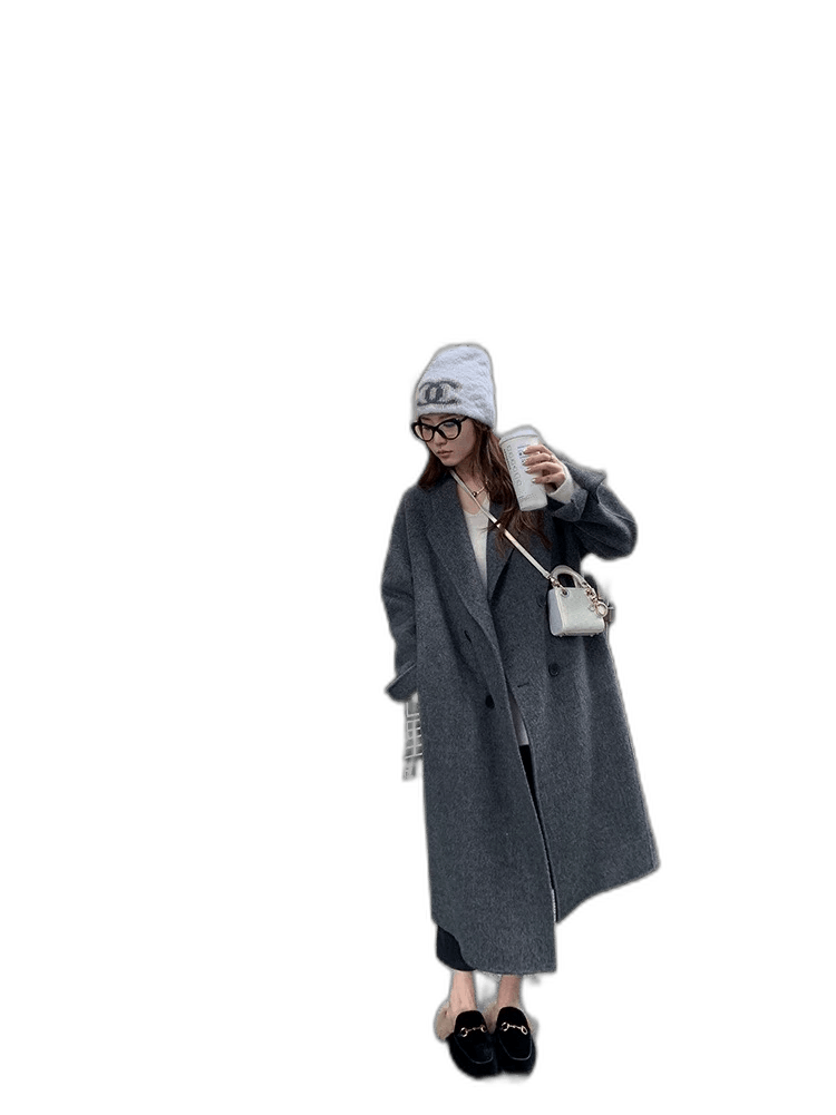 Moncler Stylish Gray Teddy Coat for Winter Size S / US 4 / IT 40 - 1 Thumbnail