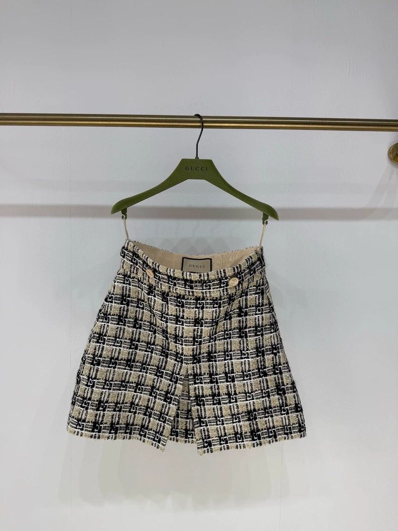 Gucci Gucci GG Tweed A-Line Skirt Sale-dmc Size US 31 - 1 Thumbnail