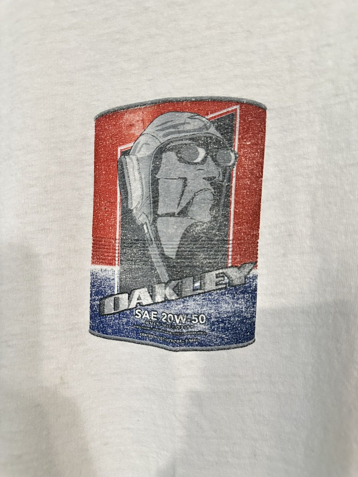 Oakley Thrashed 00s Oakley Product of Mad Science T-shirt Size US XL / EU 56 / 4 - 2 Thumbnail