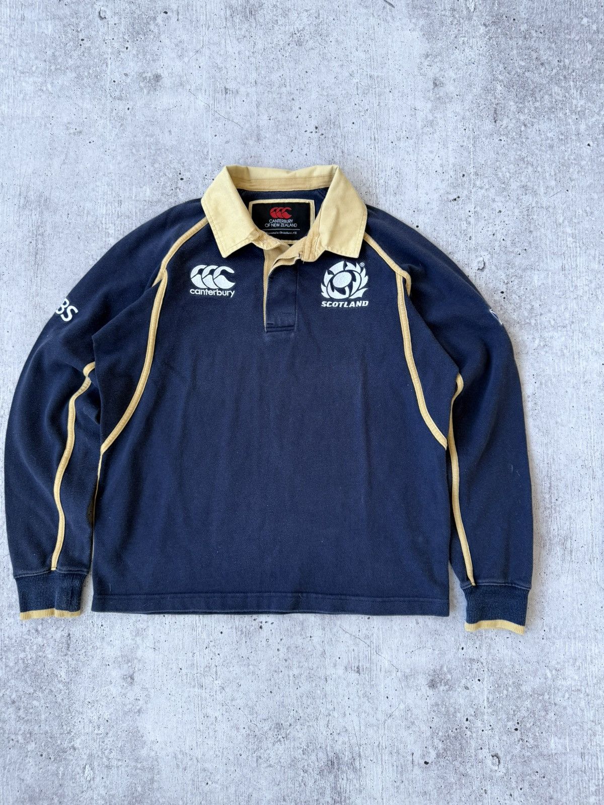 Canterbury of New Zealand × Vintage Vintage Canterbury Scotland Rugby 2011 Long Sleeve Size US S / EU 44-46 / 1 - 3 Thumbnail