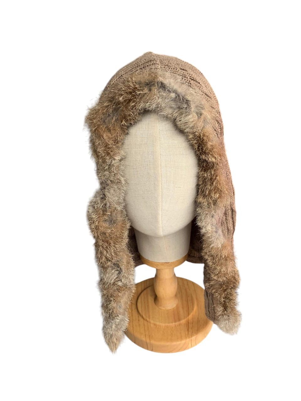 Japanese Brand × Kapital × Vintage Punk Bondage Style Fur Hoodie Hat Size ONE SIZE - 6 Thumbnail
