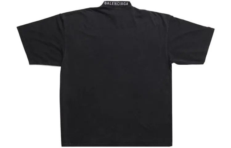 Balenciaga o1w1db10325 I Love T-Shirt Large Fit in Black Size M / US 6-8 / IT 42-44 - 4 Thumbnail