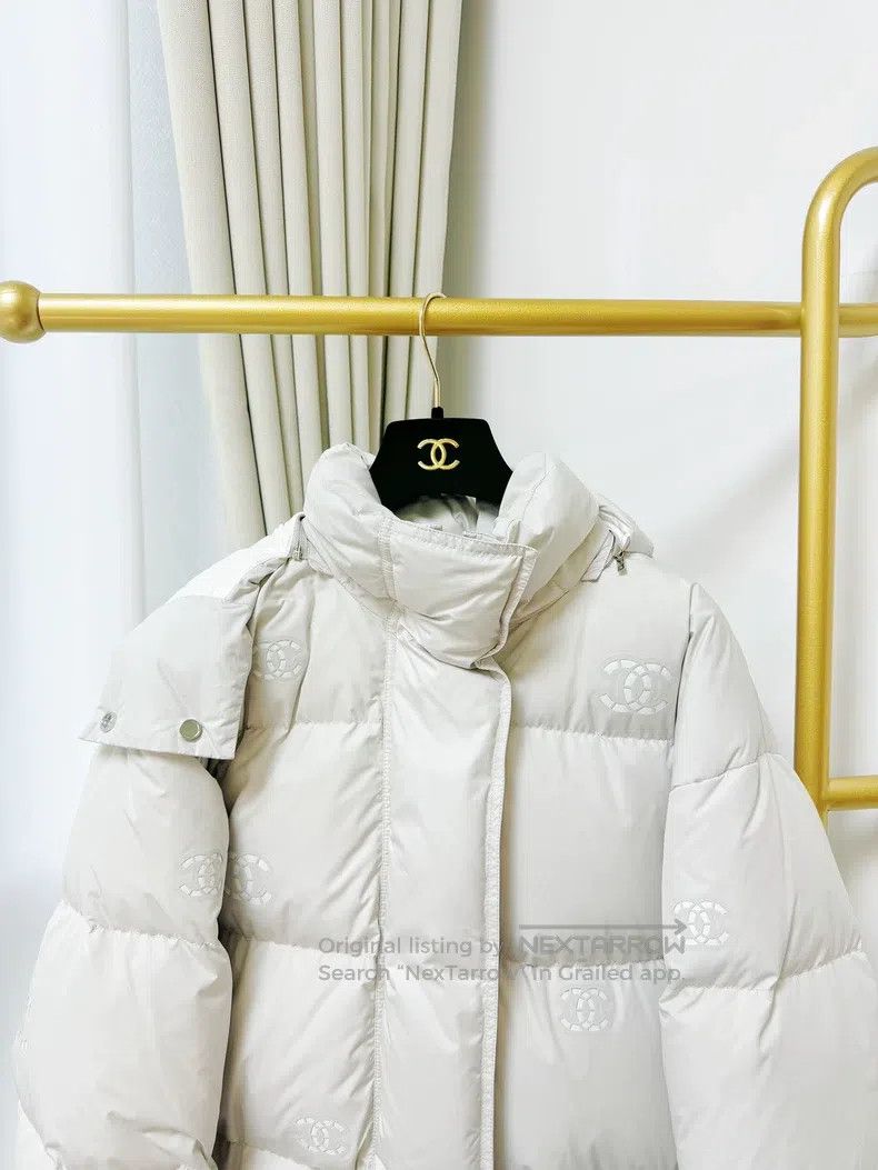 Chanel Chanel 21N Coco Neige Ski Series Hot Light Gray Hooded Lon Size XS / US 0-2 / IT 36-38 - 3 Thumbnail